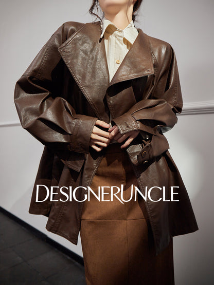 DGU "Daise" black motorcycle leather jacket - CONG.