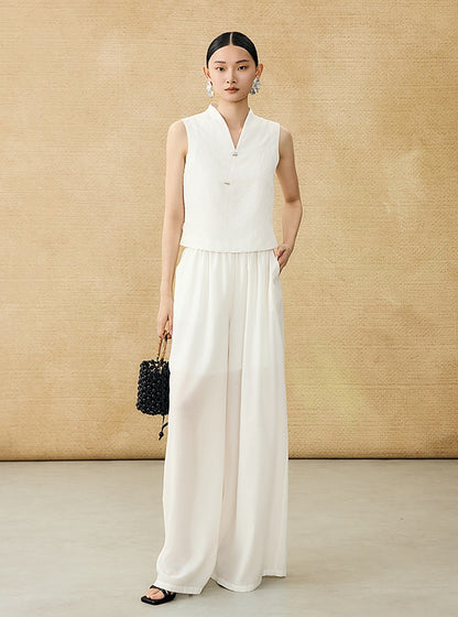 HECO Chinese Style Shoulder Sleeveless Top - GRACE.