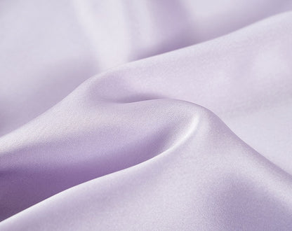 COMME MOI  purple V-neck lace double-sided satin vest top - SOFIA.