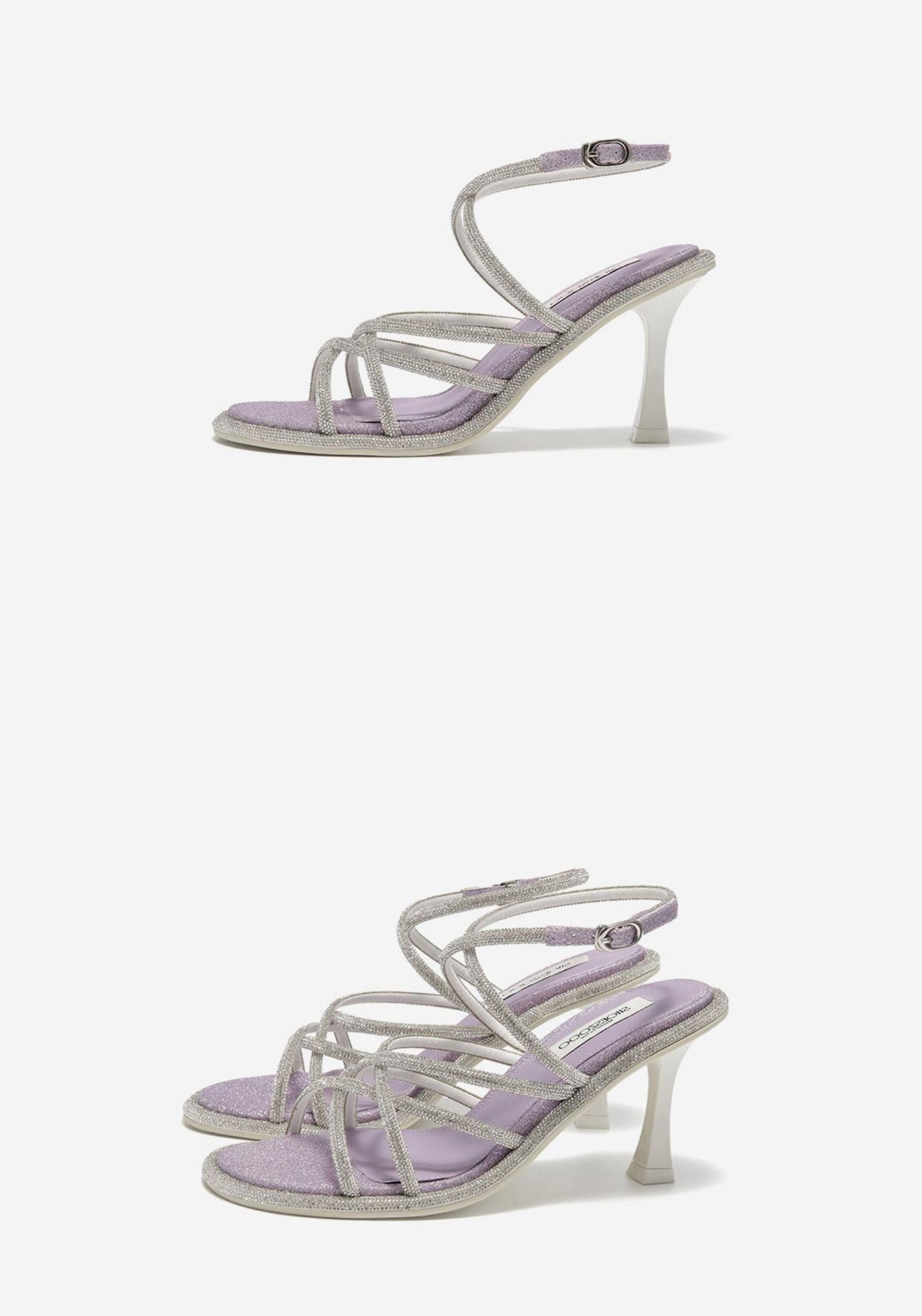 SHOESZOOO Summer Wear Open Toe Stiletto Sandal Heels - TOAST.