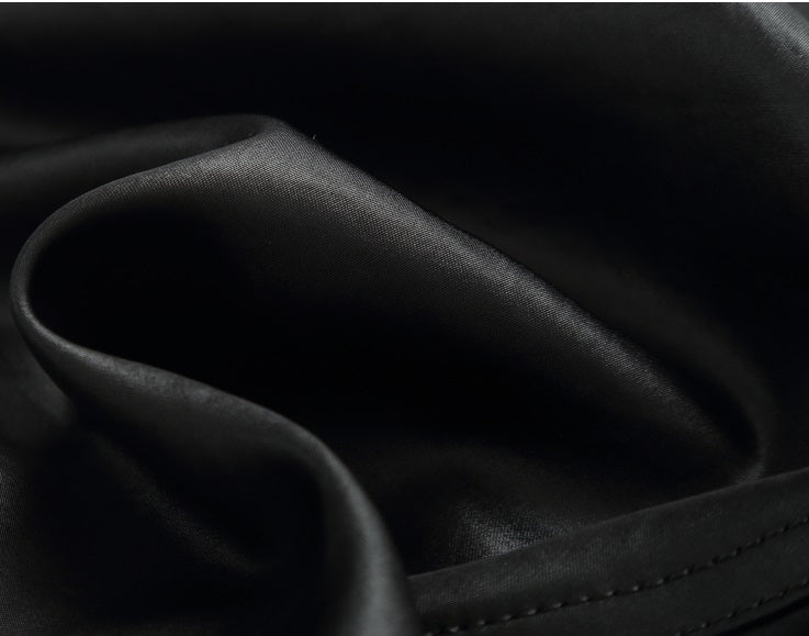 COMME MOI Lu Yan designer waist shirt triacetate commuter shirt top - NOVA.