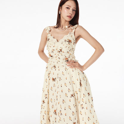 FAME wave pastoral style floral slip dress - ASTA