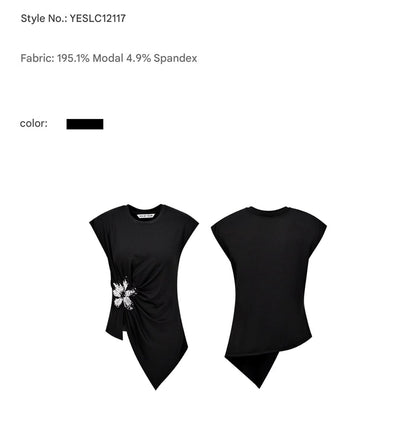 YES BY YESIR | Hollow Embroidered long short Dress and top set -ELIORA.