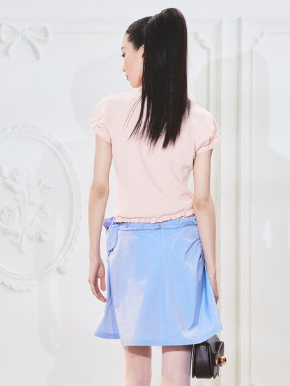FAME bow beaded knit top - PRIYA