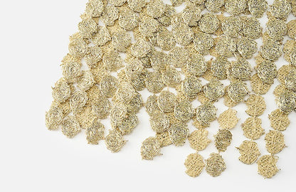 ZHUCHONGYU gold wire plate tassel drape suspender-GON.