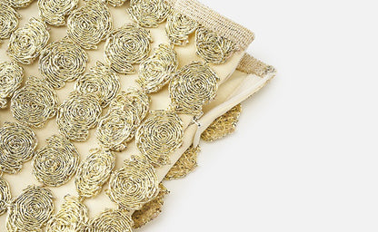 ZHUCHONGYU gold wire plate tassel drape suspender-GON.