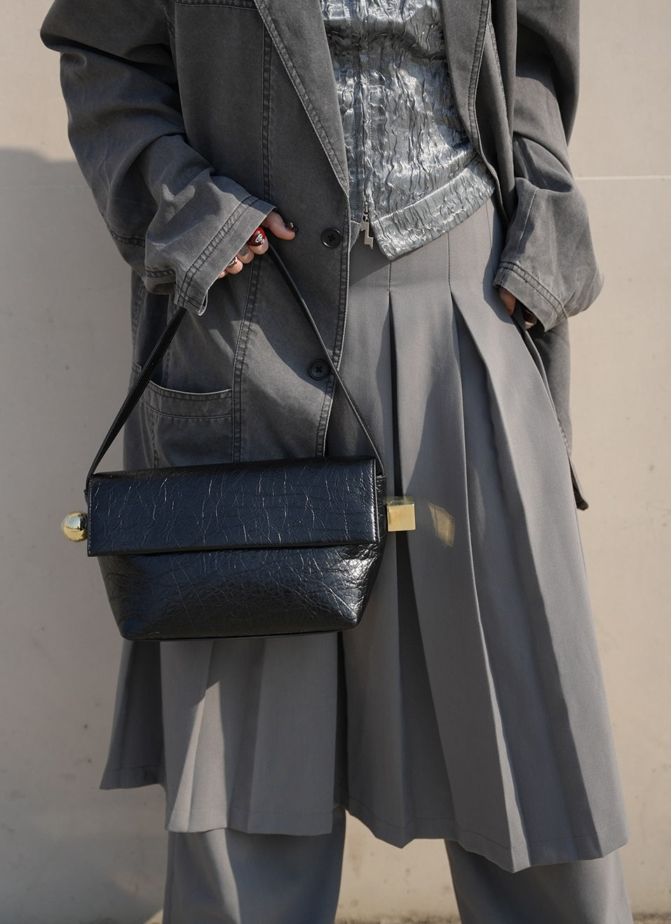 IUBALLET Underarm Small Leather Bag - CHAOS.