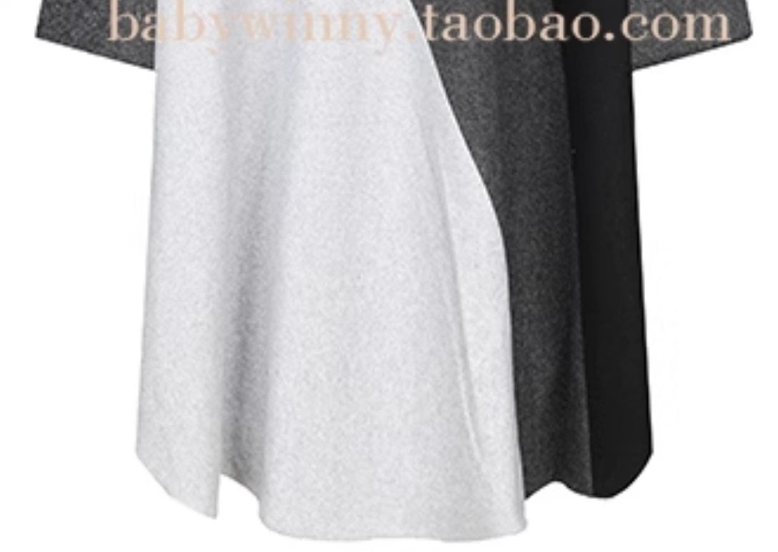 Le Palais Vintage silhouette gradient irregular Mauni umbrella long coat-INDI