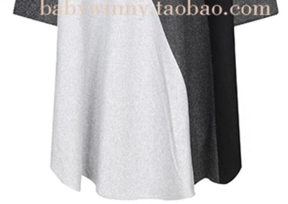 Le Palais Vintage silhouette gradient irregular Mauni umbrella long coat-INDI