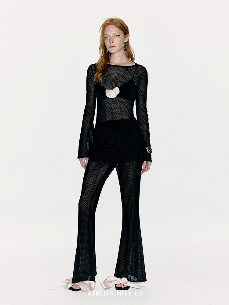 ATELIER MISS LU Patch Spliced Camisole Corset - VESSEL.