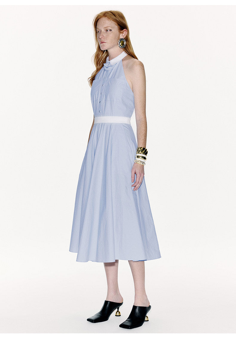 ATELIER MISS LU Orchid Backless Swing Dress - GODWIN.