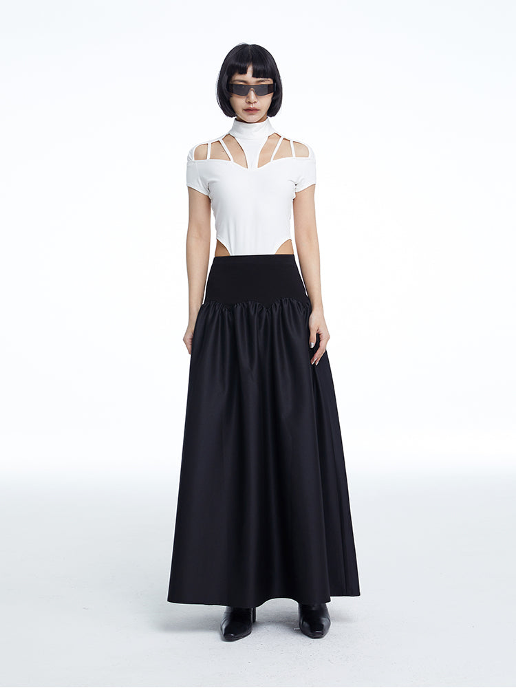 TINY IN cut-out short sleeve one-piece women's summer top -ANDRE