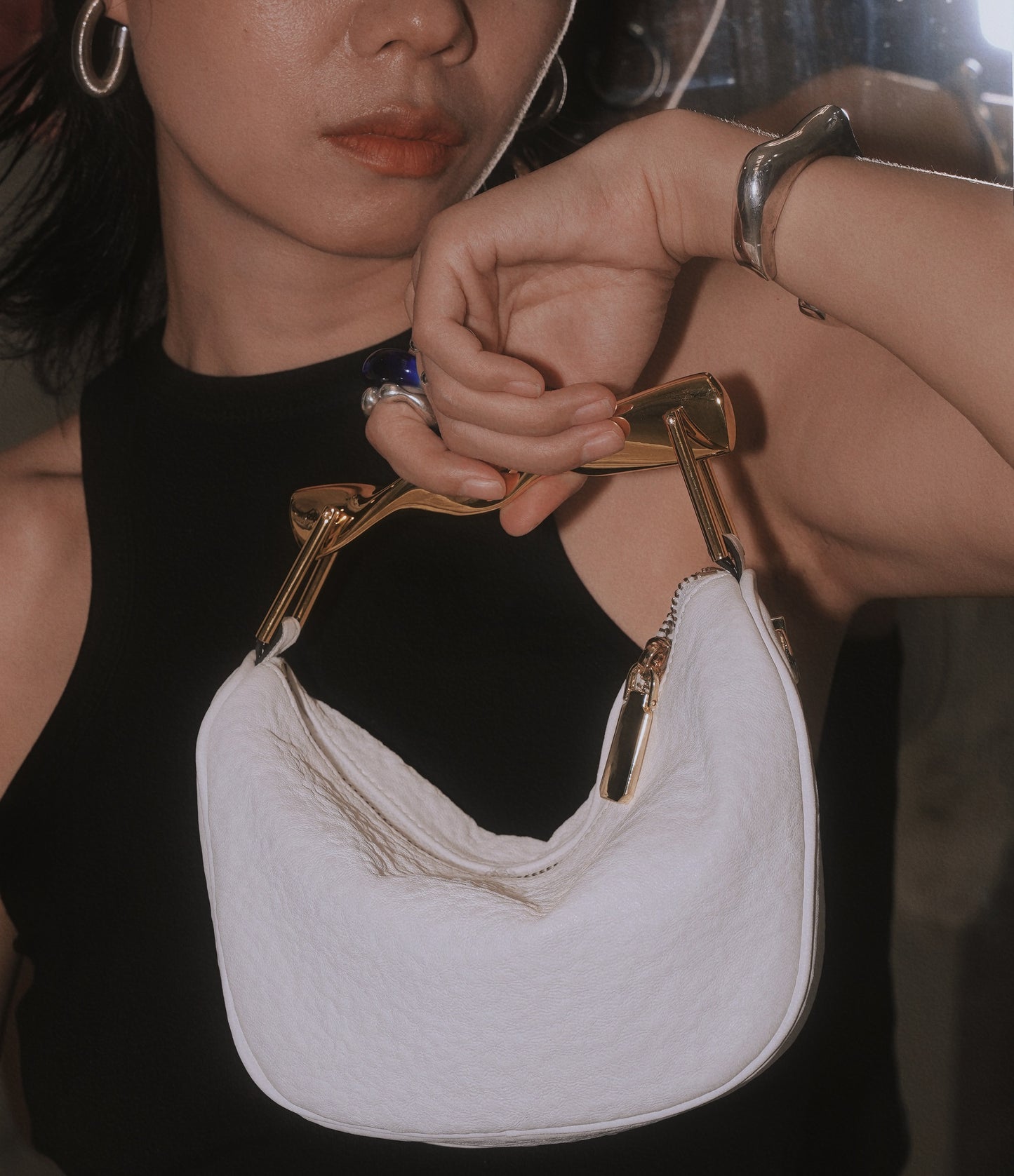 IUBALLET Quantum Gravity Metal Tote Futuristic Crossbody Bag - GUILT.