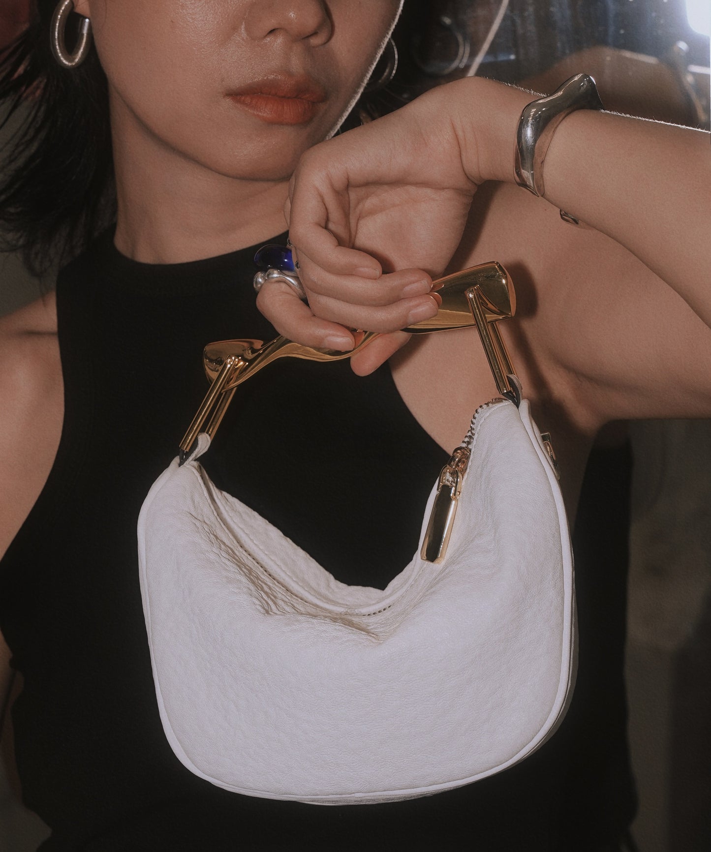 IUBALLET Quantum Gravity Metal Tote Futuristic Crossbody Bag - SONIE.