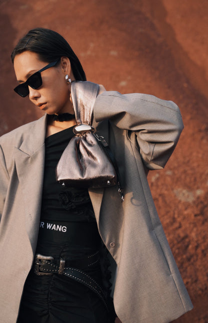 IUBALLET Timeless Triangle Leather Bag - LUCKY.