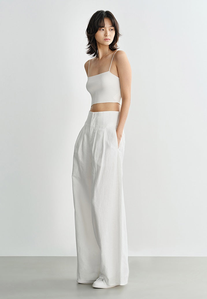 COMME MOI Lu Yan designer new women's clothing tight short pit strip camisole - REIGN.