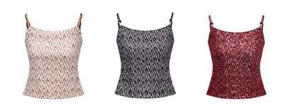 WANGXO Heavy Star Glyph Sequins & Glass Bead Embellishment on Luxury Slim Fit - TESS