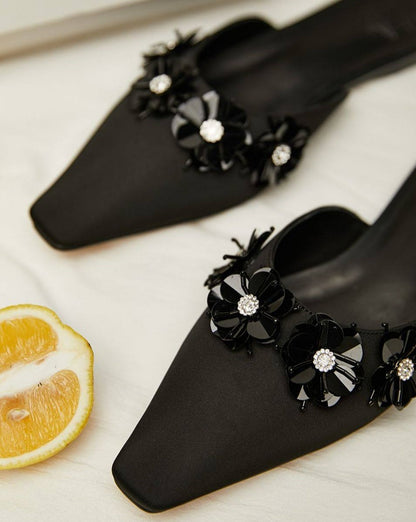 B-FEI  spring fairy beaded diamond shoes-GANDU.