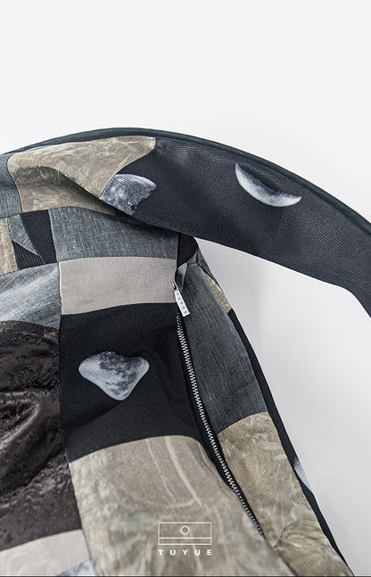 TUYUE Sustainable Silk Velvet Moon Tochbag - BRIAN.