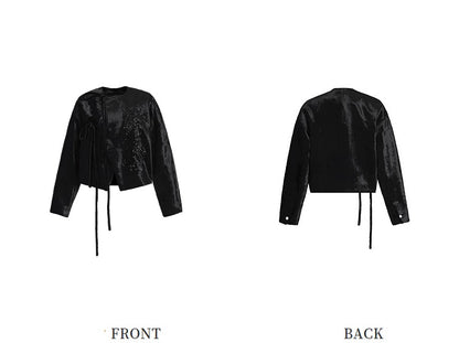 ZHUCHONGYUN Chinese heavy bead embroidered cardigan jacket-HAIYUE.