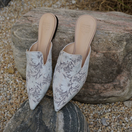 B-FEI sequin French pointed toe women's mules-TAKA.