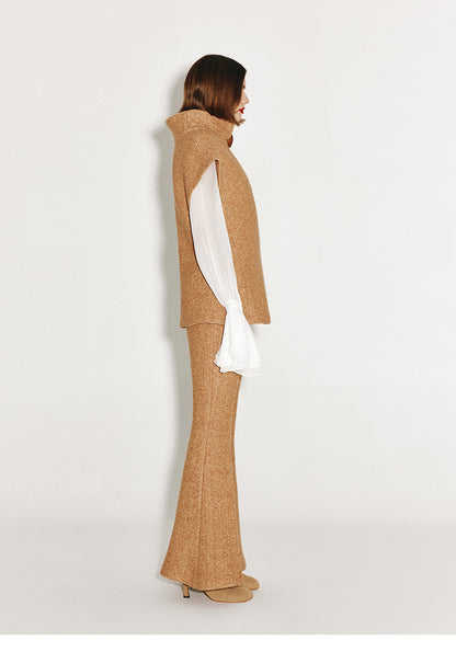 ATELIER MISS LU autumn three-dimensional bud hem tweed coat - LUCINDA