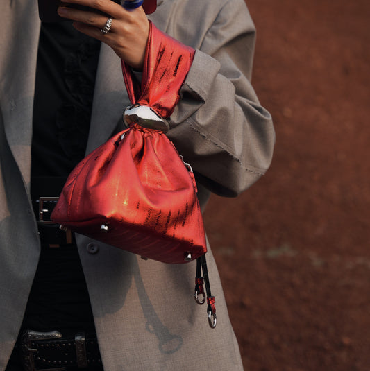 IUBALLET Timeless Triangle Leather Bag - LUCKY.