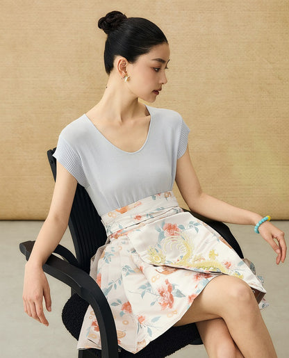 HECO Yarn Dyed Jacquard Short Horse Face Skirt  - RALPH.