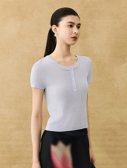 HECO Chinese Versatile Breathable Shoulder Short Sleeve T-Shirt - CEAS.