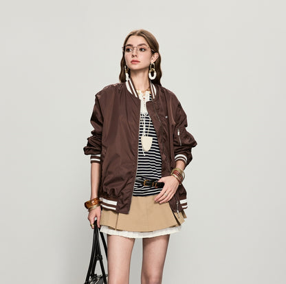 ANNASPEAK collar bomber jacket-ELI.