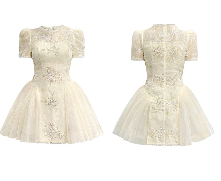 CHECOCRE Stubble French temperament girly heavy industry lace.