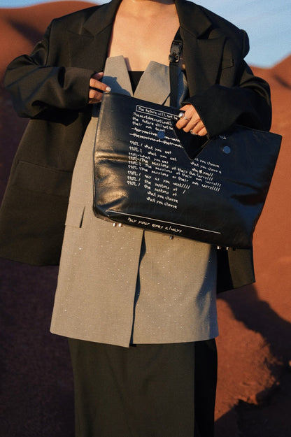 IUBALLET Turf Cobbler's Leather Tote Bag - GOLD.