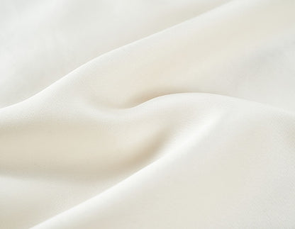 COMME MOI Lu Yan designer's women's satin stitching asymmetrical straight skirt - BILLY.