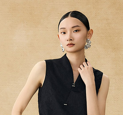 HECO Chinese Style Shoulder Sleeveless Top - GRACE.