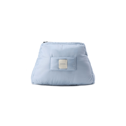 ATELIER MISS LU Glacier Blue Trapezoidal Wristbag - CIDER.