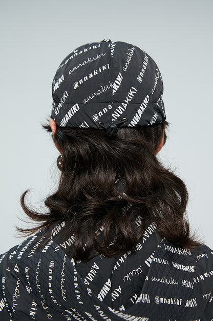 ANNAKIKI Summer Niche Designer Monogram Print Sunscreen Baseball Cap