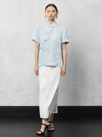 HECO Pleated Feminine Slit Long Skirt Summer - cors.