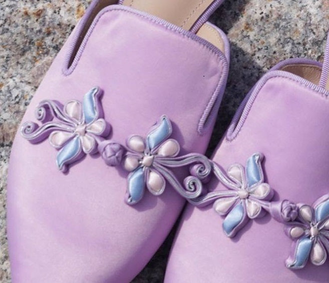 B-FEI Chinese flat mules Retro women's shoes-NOPU.