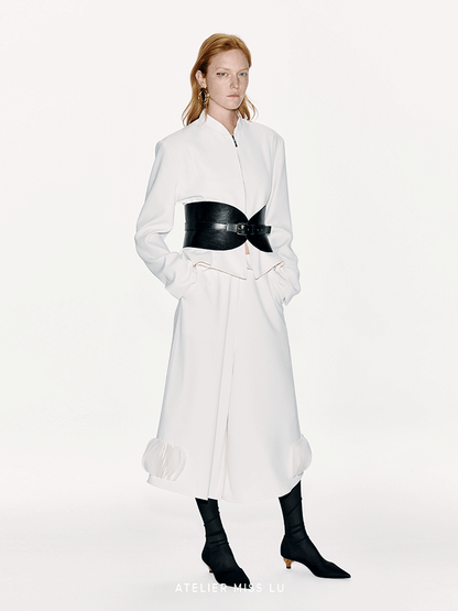 ATELIER MISS LU Authentic Silhouette Casual Waist Zip-Up Jacket - FRAME.