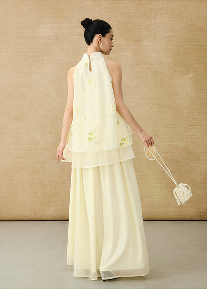 HECO Double Tulle Ballet Style Umbrella Skirt And Top Outfit Set - MATRIC.