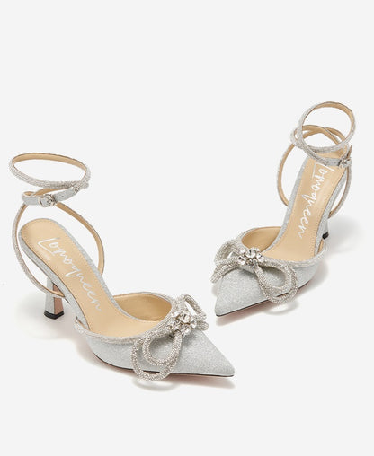 SHOESZOOO Strap French Pointed-toe Stiletto Heel- MEDIA.