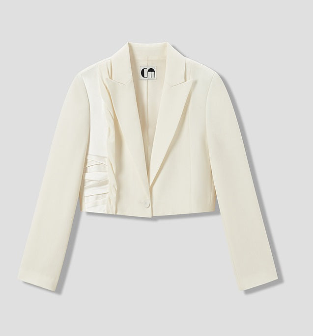 COMME MOI Lu Yan designer's new wool twisted short suit - DECKS.