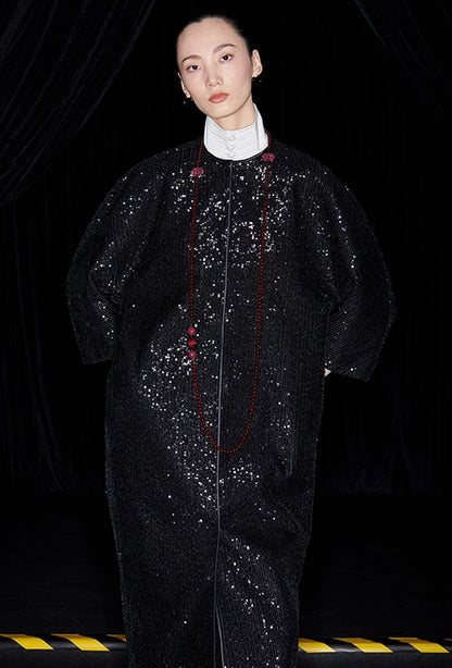 M essential Mackay designer silhouette three-quarter sleeve cardigan - AUGUST.