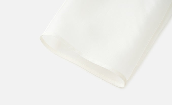 ZHUCHONGYUN new corgan satin curved cut jacket-TOMIOKA.