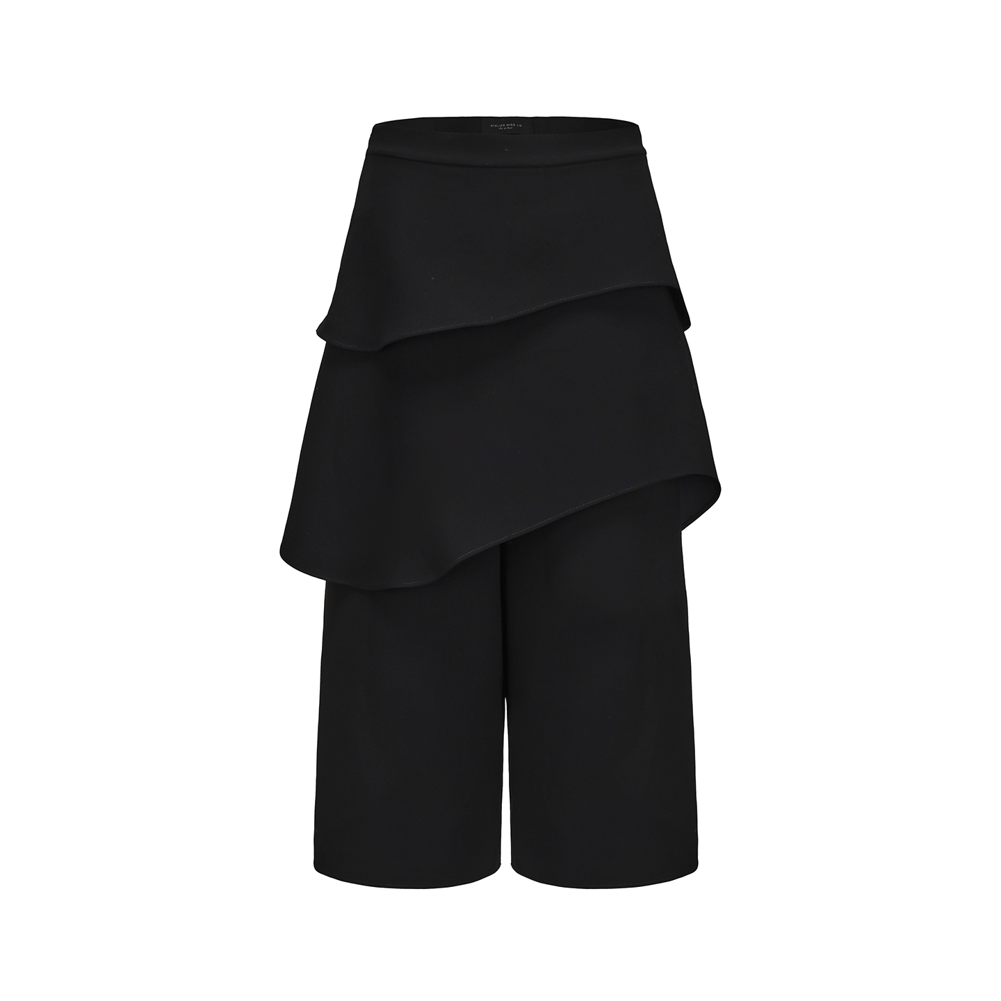 ATELIER MISS LU Multi-layered Cut Splicing Cropped Culottes - SERAPHIMS