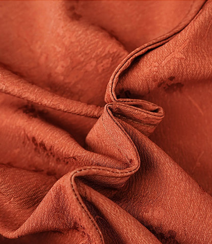 HECO Chinese Contrast Mural Big Swing Fishtail Skirt - MIGRO.