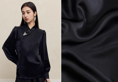 HECO Three-dimensional Handmade Stand-Up Collar Shirt Top Woman - all.