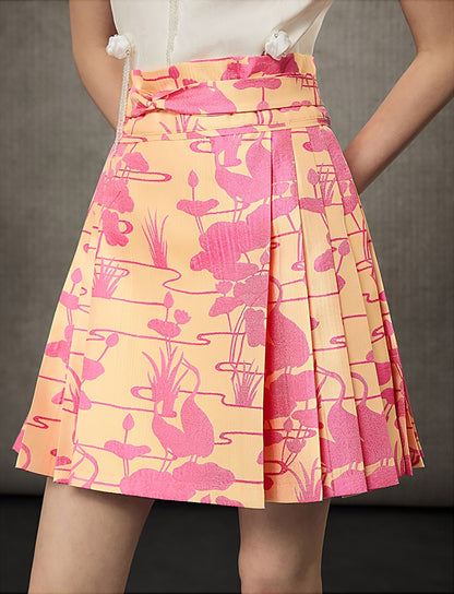 HECO Short Pleated Summer Skirt - ROWAN.