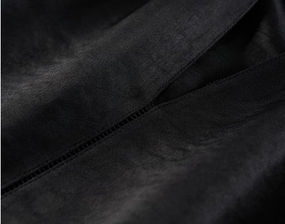 COMME MOI  women's cape shirred drape chic top - HANNAH.