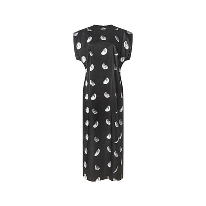 TUYUE black moon print resort dress- PRIYA